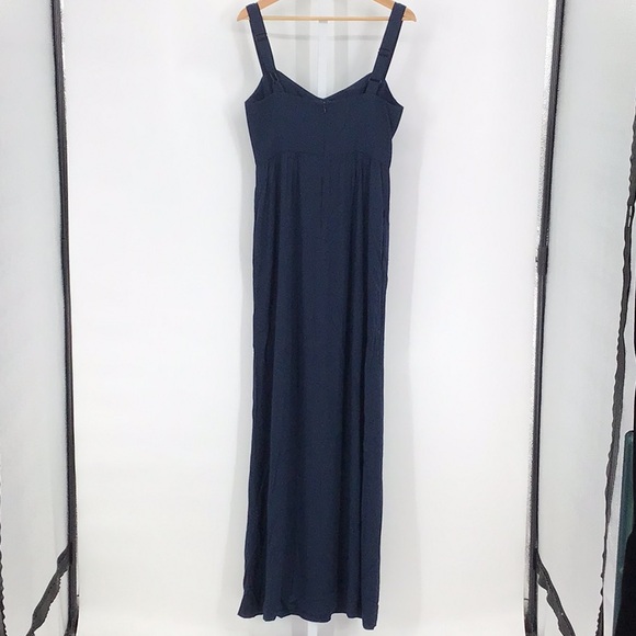 Black halo size 6 blue dress - Picture 2 of 2